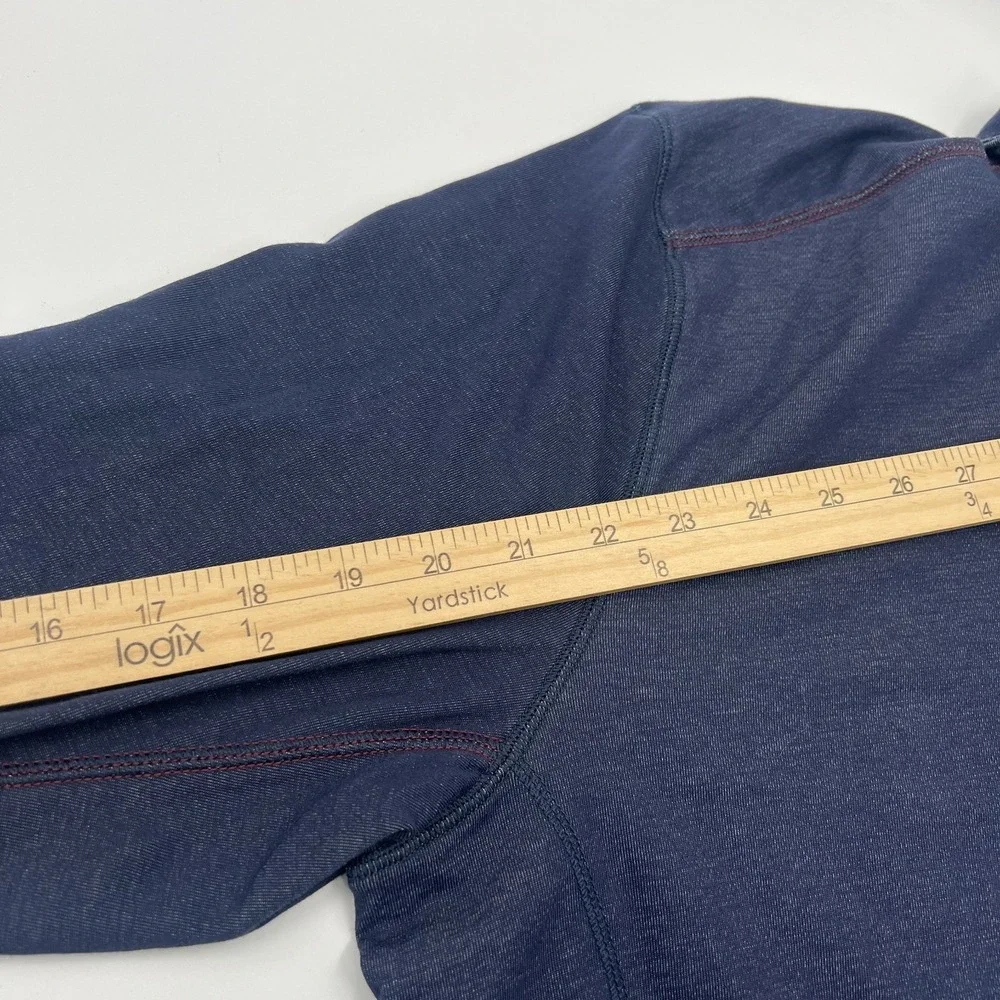 Tommy Bahama 1/4 Zip Sweater Mens XL Lightweight Preppy Pullover Mockneck Navy